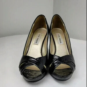 Black Open  Front Toes